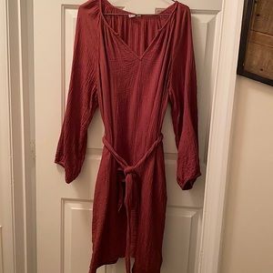 Red casual dress, GAP, XL